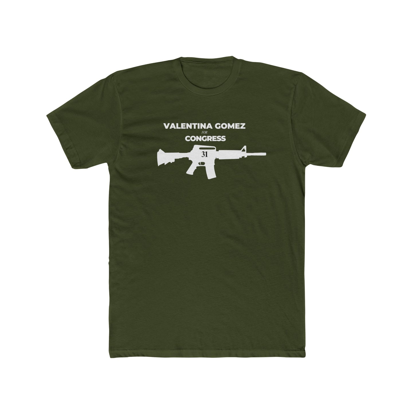 Fitted-Military Green - Valentina for Congress