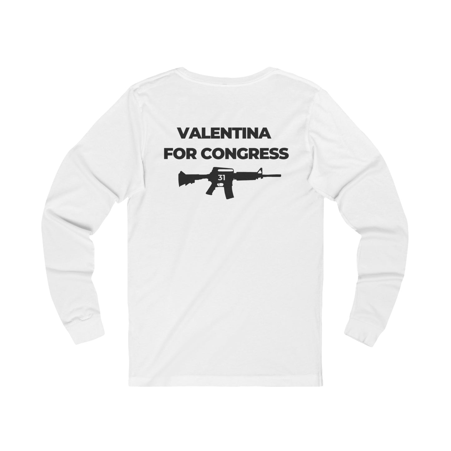 1776 White Long Sleeve T-Shirt
