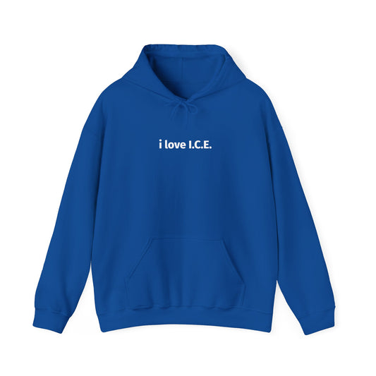 i love I.C.E. Hooded Sweatshirt